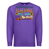 Purple teaching my tribe Premium Sweatshirt - NancyCooperArtShop