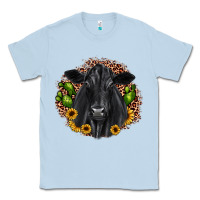 Dusty Blue black angus cactus sunflower Classic Tee - JahusDesignShop