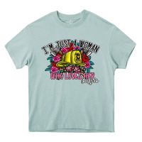 Im Just A Woman Who Loves Her Firefighter Heavy Core Tee | Teevron