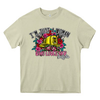 Mossy im just a woman who loves her firefighter Heavy Core Tee - SublimationCraftShop