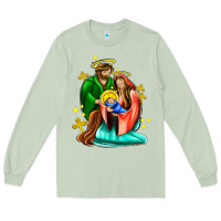 Matcha oh holy night  with cross ado Long Sleeve Tee - AdoDesignShop