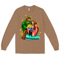 Toasted Coconut oh holy night  with cross ado Long Sleeve Tee - AdoDesignShop