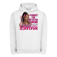 Pigment Lunar Rock i fought for my life and i won afro woman Urban Hoodie - NancyCooperArtShop