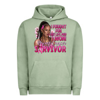 Pigment Oil Green i fought for my life and i won afro woman Urban Hoodie - NancyCooperArtShop