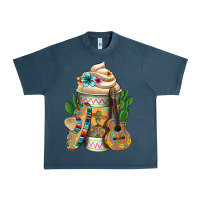 Midnight Navy mexican hot coffee cup Urban Heavy Tee - FaDigitalArtStudio