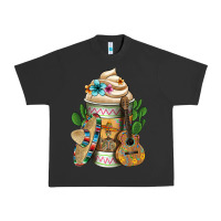 Pigment Black mexican hot coffee cup Urban Heavy Tee - FaDigitalArtStudio