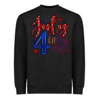 Black 4th of July Heavyweight Sweatshirt - Neo Western
