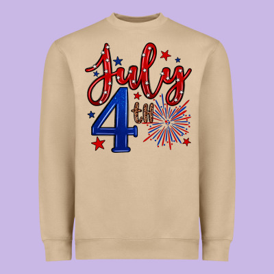 4th Of July Heavyweight Sweatshirt Designed By Neo Western