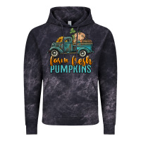 Cloud Black farm fresh pumpkins truck Vintage Hoodie - RanaPortraitStore