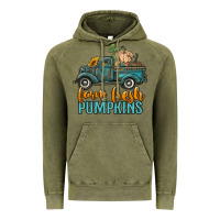 Vintage Olive farm fresh pumpkins truck Vintage Hoodie - RanaPortraitStore