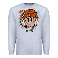 Heather Grey basketball game day Premium Sweatshirt - MaliasSmallBusiness