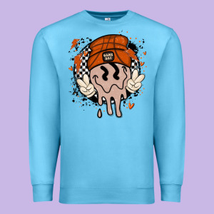 Basketball Game Day Premium Sweatshirt Designed By Maliassmallbusiness