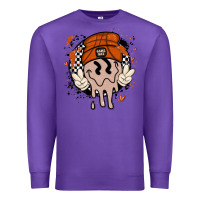 Purple basketball game day Premium Sweatshirt - MaliasSmallBusiness