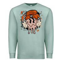 Seafoam basketball game day Premium Sweatshirt - MaliasSmallBusiness