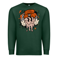 Sports Green basketball game day Premium Sweatshirt - MaliasSmallBusiness