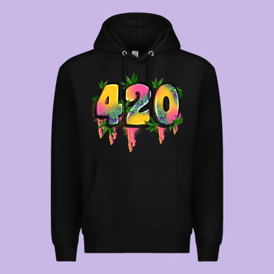 420 Cannabis Premium Hoodie Designed By Artiststas
