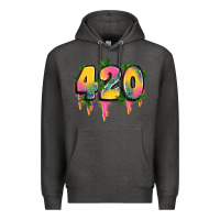 Charcoal Heather 420 cannabis Premium Hoodie - Artiststas