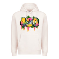 Pale Pink 420 cannabis Premium Hoodie - Artiststas