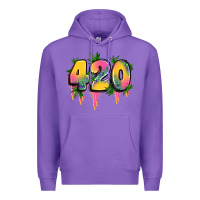 Purple 420 cannabis Premium Hoodie - Artiststas