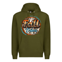 Army Green fall vibes Premium Hoodie - AdoDesignShop