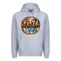 Heather Grey fall vibes Premium Hoodie - AdoDesignShop