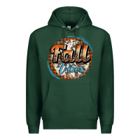 Sports Green fall vibes Premium Hoodie - AdoDesignShop