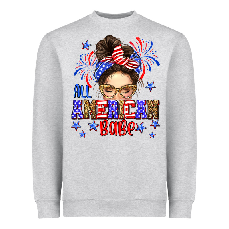 All American Babe Heavyweight Sweatshirt by Neo Western | Teevron