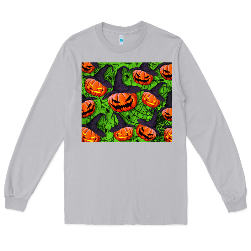 Halloween Pumpkin Tumbler Long Sleeve Tee by BundleAndBundleShop | Teevron