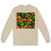 Mushroom halloween pumpkin tumbler Long Sleeve Tee - BundleAndBundleShop