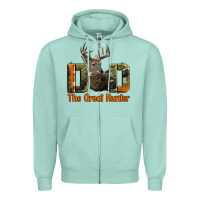 Seafoam Western Dad The Great Deer Hunter Zipper Hoodie - LillyAllenDesigns