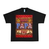 Black best papa ever air freshener Urban Heavy Tee - HRA Design Shop