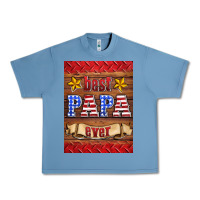 Pebble Blue best papa ever air freshener Urban Heavy Tee - HRA Design Shop