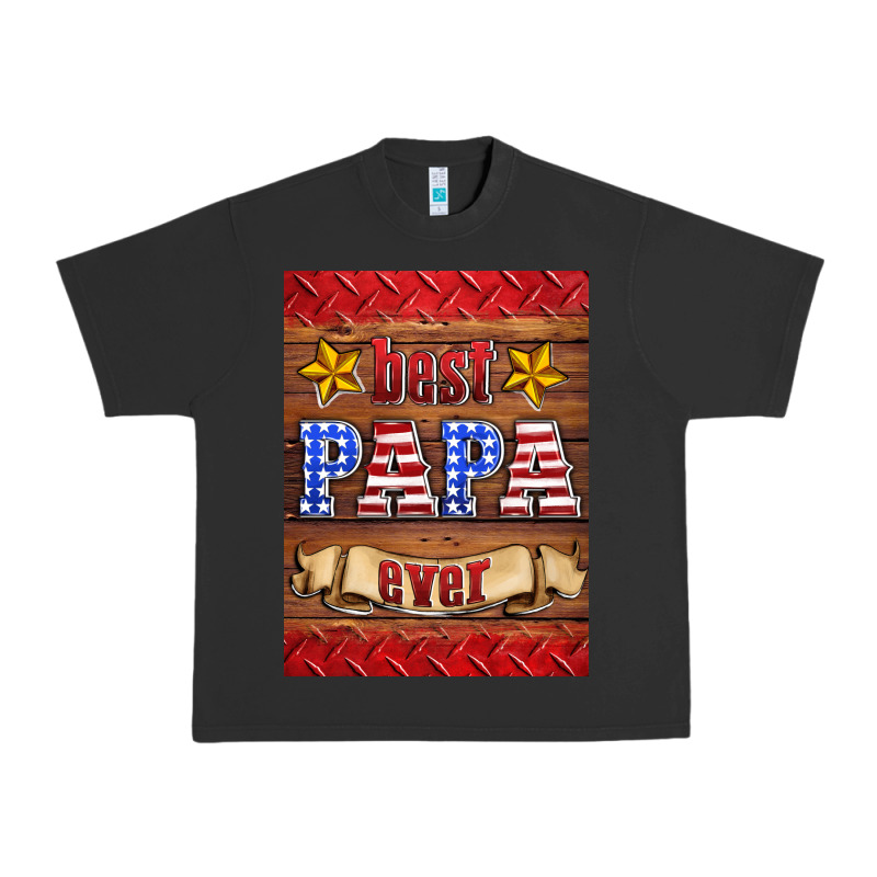 Best Papa Ever Air Freshener Urban Heavy Tee by HRA Design Shop | Teevron