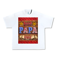White best papa ever air freshener Urban Heavy Tee - HRA Design Shop