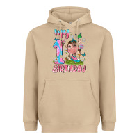 Mushroom my 1 st birthday with little cute cow Heavyweight Hoodie - NancyCooperArtShop