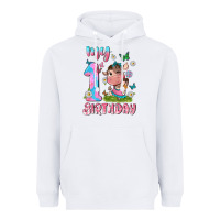 White my 1 st birthday with little cute cow Heavyweight Hoodie - NancyCooperArtShop