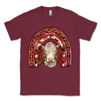 Burgundy valentines hereford rainbow Classic Tee - JahusDesignShop