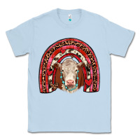 Dusty Blue valentines hereford rainbow Classic Tee - JahusDesignShop