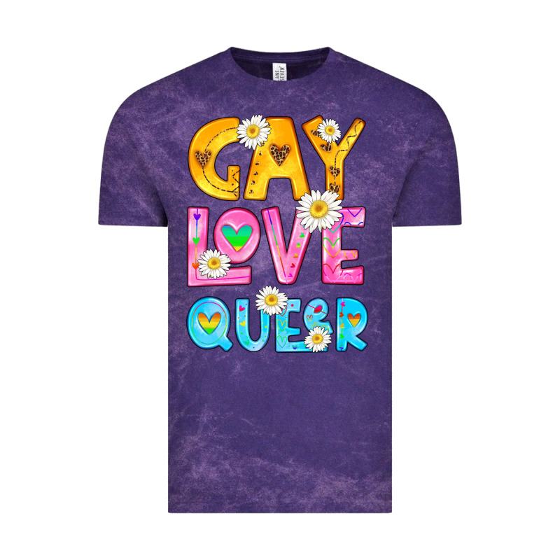 Gay Love Queer Vintage Tee by HRA Design Shop | Teevron