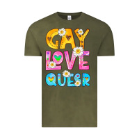 Vintage Olive gay love queer Vintage Tee - HRA Design Shop
