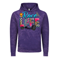 Cloud Purple race life Vintage Hoodie - Zillion Design Studio