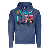 Vintage Denim race life Vintage Hoodie - Zillion Design Studio