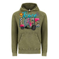 Vintage Olive race life Vintage Hoodie - Zillion Design Studio