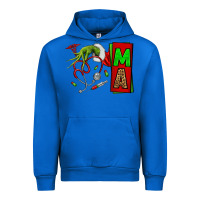 Cobalt Christmas Character Nurse Urban Hoodie - NancyCooperArtShop