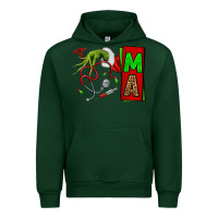 Forest Green Christmas Character Nurse Urban Hoodie - NancyCooperArtShop