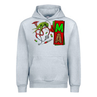 Heather Grey Christmas Character Nurse Urban Hoodie - NancyCooperArtShop