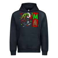 Navy Christmas Character Nurse Urban Hoodie - NancyCooperArtShop