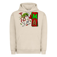 Pigment French Oak Christmas Character Nurse Urban Hoodie - NancyCooperArtShop
