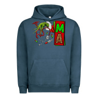 Pigment Midnight Navy Christmas Character Nurse Urban Hoodie - NancyCooperArtShop