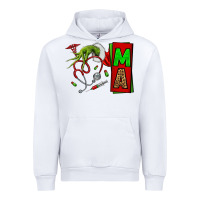 White Christmas Character Nurse Urban Hoodie - NancyCooperArtShop